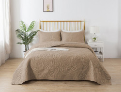 Покрывало тонкое из микрофибры TANGO TRM MARRAKECH темно-бежевое 240х240