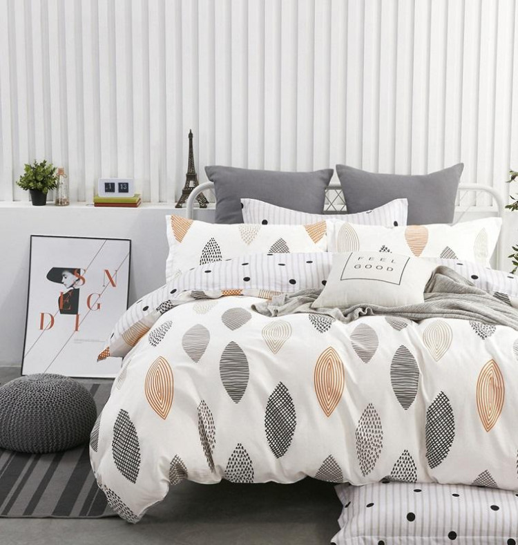 Постельное белье двухстороннее из твила TANGO TPIG-915 50х70 (2шт), 70х70 (2шт) евро