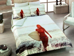 Постельное белье из бамбука и хлопка VIRGINIA SECRET BAMBOO 3D 1331-19 евро