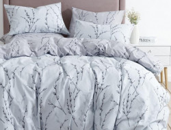 Постельное белье двухстороннее из твил-сатина SAILID BP-174-1 1,5-спальное