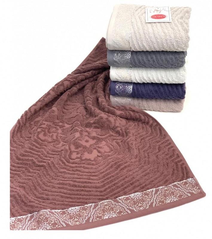 Набор полотенец махровых хлопковых KARVEN H5124 ERICA 50х90 (6шт)