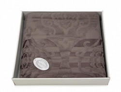 Плед из хлопка махровый KARVEN P963 CORNELY V11 темно-лиловый 220х240