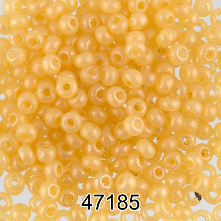 Бисер PRECIOSA (Чехия) круглый 4 10/0 2.3 мм 500 гр 47185 (Ф143) темно-кремовый