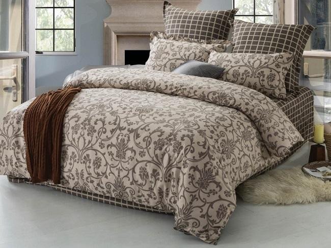 Постельное белье из сатина печатного САЙЛИД B-171 евро