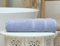 Полотенце махровое TAC DORA GRAY-BLUE серо-голубое 70х140