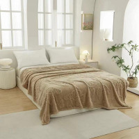 Плед из микрофибры TANGO БАБОЧКИ бежевый 200х220