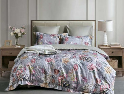 Постельное белье фланелевое из тенсела ASABELLA Буйство красок 50х70 (2шт), 70х70 (2шт) евро