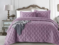 Покрывало с наволочками тонкое велюровое TANGO BACCARA BAC-07 240х260