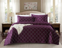 Покрывало с наволочками тонкое велюровое TANGO BACCARA BAC-08 240х260