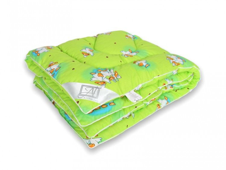 Одеяло детское стеганое АЛЬВИТЕК СВЕТЛЯЧОК мультиколор 110х140 теплое