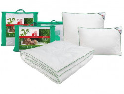 Одеяло из бамбука стеганое Легкие Сны ТРОПИКАНА 172х205 теплое