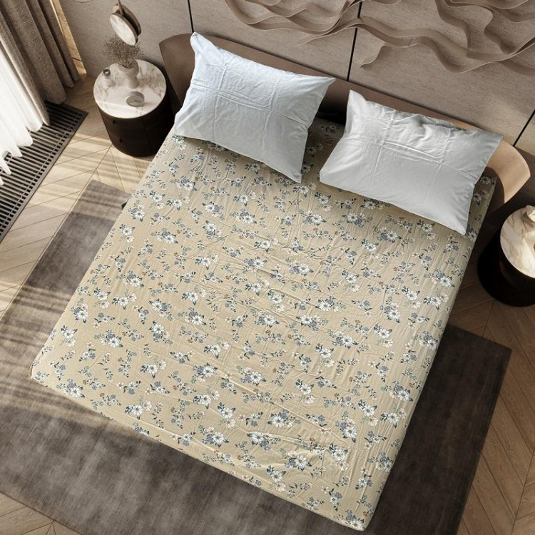 Простыня на резинке из твил-сатина TANGO SAT1620-28 160х200х30