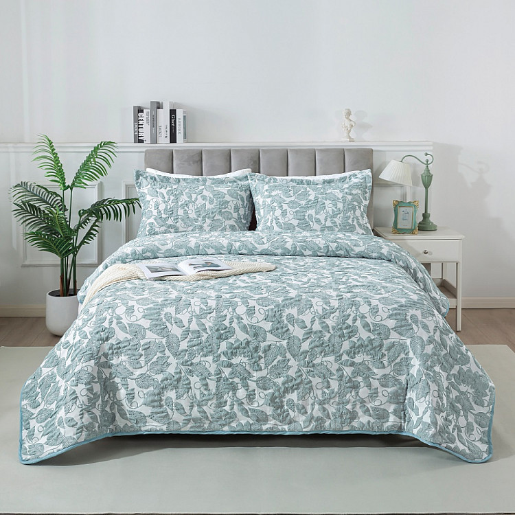 Покрывало с наволочками тонкое гобеленовое TANGO FLORENCE BG-01 220х240