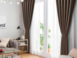 Комплект штор из рогожки TANGO NATURE N-06 200х272 (2шт)