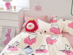 Постельное белье из твил-сатина TANGO cute bunny 70х70 (2шт) 1,5-спальное