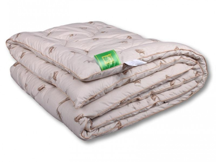 Одеяло стеганое АЛЬВИТЕК ОВЕЧЬЯ ШЕРСТЬ СТАНДАРТ 140х205 всесезонное
