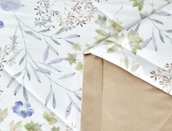 Постельное белье с летним одеялом из египетского хлопка Premium ASABELLA Гармония 50х70 (2шт) евро