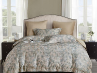 Постельное белье фланелевое из тенсела ASABELLA Паутинка 50х70 (2шт), 70х70 (2шт) евро