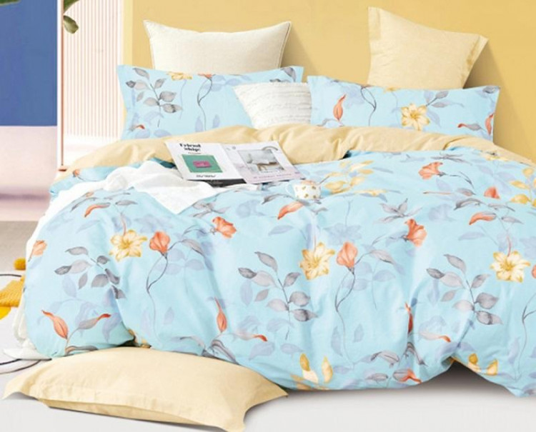 Постельное белье двухстороннее из твил-сатина SAILID BP-143-2 2-спальное