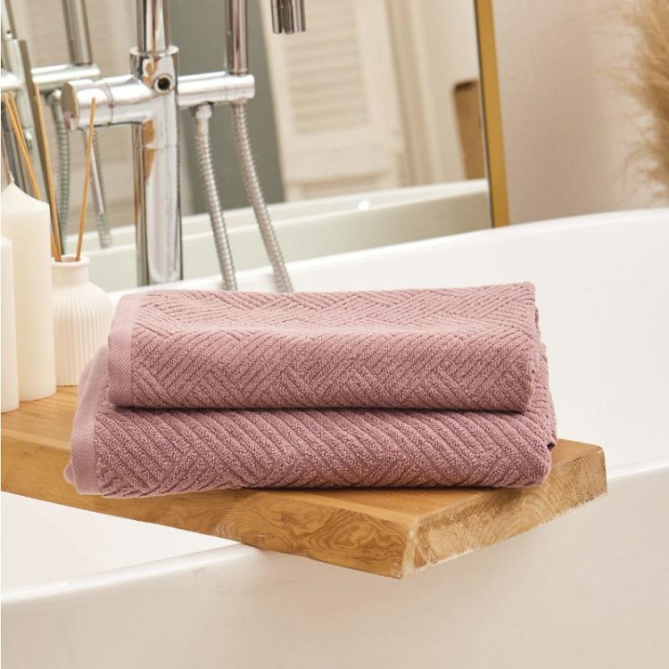 Полотенце махровое TAC VENTURA LAVENDER лавандовое 70х140