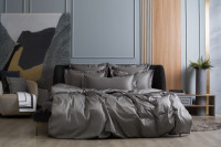 Постельное белье из египетского хлопка GERMAN GRASS Graphite Allure Grass семейное