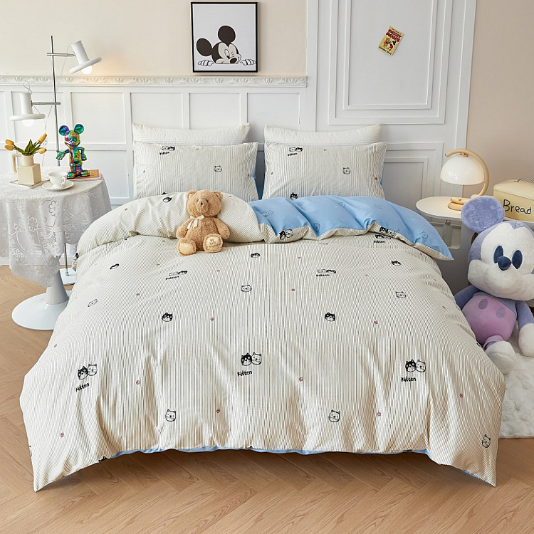 Постельное белье из сатина TANGO kitten 50х70 (2шт) 2-спальное