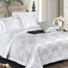 Постельное белье из жаккарда с оборкой KARVEN N008-617 50х70 (2шт), 70х70 (2шт) евро