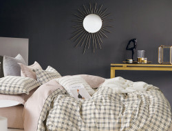 Постельное белье из твил-сатина TANGO классика в клетку 70х70 (2шт) 2-спальное