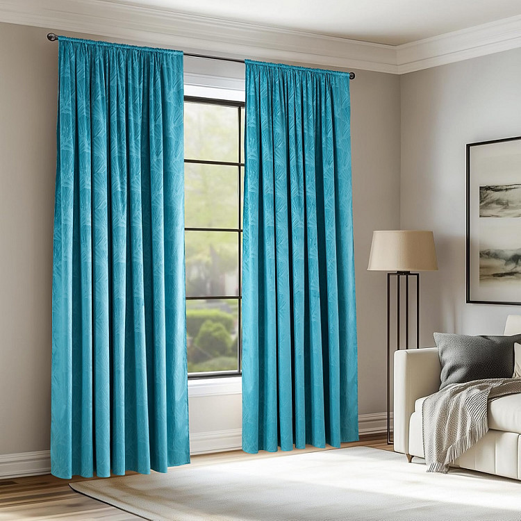 Комплект штор из велюра TANGO BOTANICA V-02 250х270 (2шт)