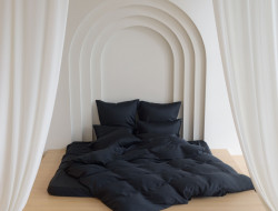 Постельное белье GERMAN GRASS BLACK BRILLIANT GRASS 50х70 (2шт), 70х70 (2шт) семейное