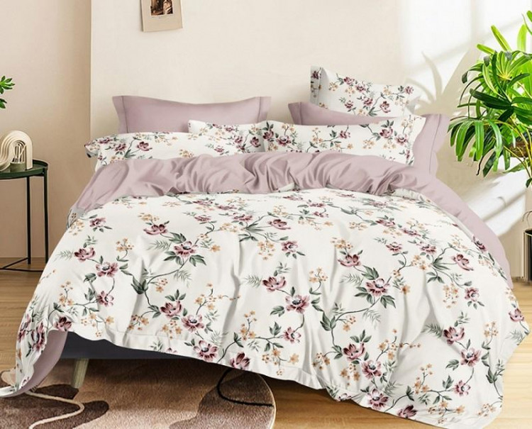 Постельное белье двухстороннее из твил-сатина SAILID BP-147-2 2-спальное