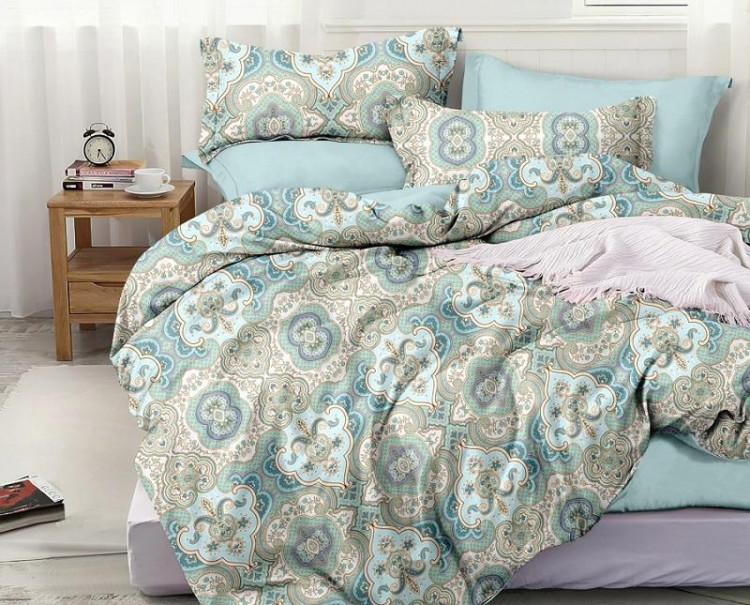 Постельное белье из печатного твил-сатина SAILID BR-3-3 евро