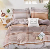 Постельное белье из сатина АЛЬВИТЕК клетка айро семейное