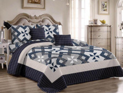 Покрывало с наволочками из полиэстера TANGO PATCHWORK PW-24 230х250