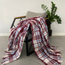Плед-покрывало DIVA AFRODITA в клетку 180х220 бордо