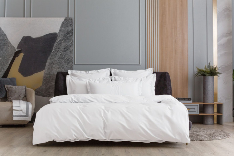 Простыня на резинке GERMAN GRASS Alpine White Allure Grass 180х200x40