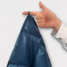 Дорожный плед-пончо пуховый GERMAN GRASS Travel Cape Plaid Grass Indigo 130х170