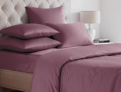 Простыня на резинке из сатина SAILID SL-8-140 божоле 140х200х25