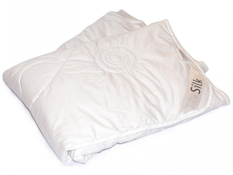 Одеяло стеганое из шелка и искусственного лебяжьего пуха BELPOL SILK AIR 200х220 всесезонное