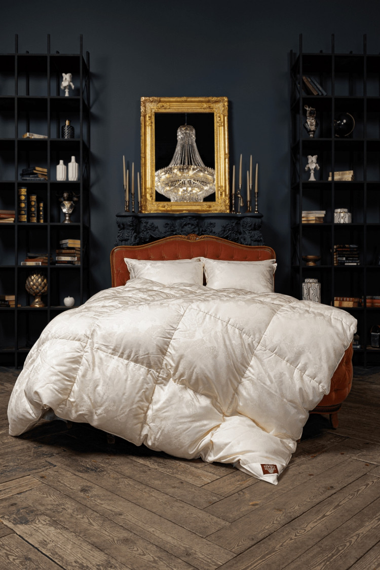 Одеяло кассетное GERMAN GRASS SILK DOWN GRASS 240х260 теплое