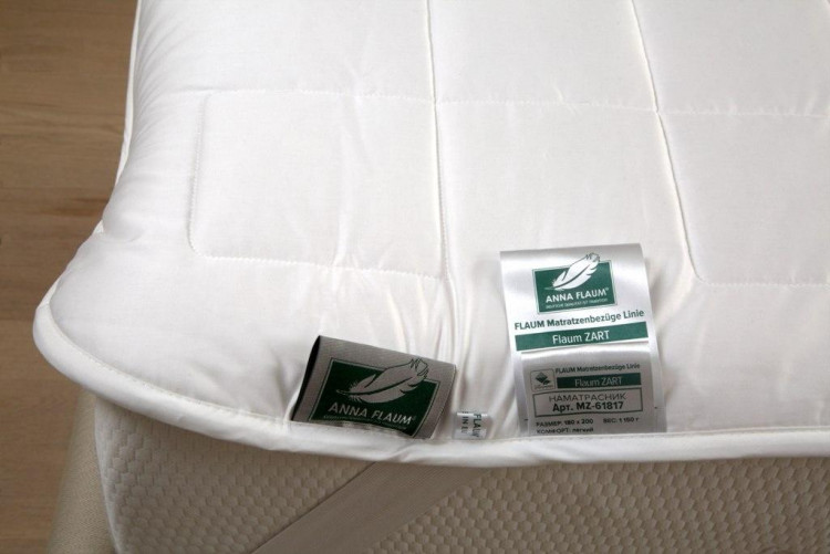 Наматрасник стеганый из хлопка ANNA FLAUM ZART KOLLEKTION 180х200