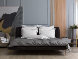 Комплект наволочек из египетского хлопка GERMAN GRASS с узкой отделкой Alpine Graphite Allure Grass 70х70 (2шт)