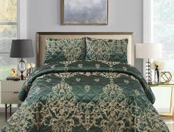 Покрывало с наволочками тонкое жаккардовое TANGO LUXOR LUX-28 220х240