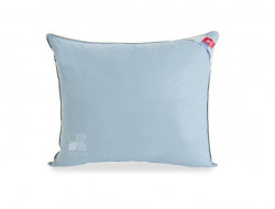 Подушка пуховая Легкие Сны КАМЕЛИЯ голубая 50х68 средняя