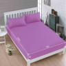 Простыня на резинке из сатина DIVA AFRODITA PR19 160х200х20 с наволочками 50х70 (2шт) фиолетовая
